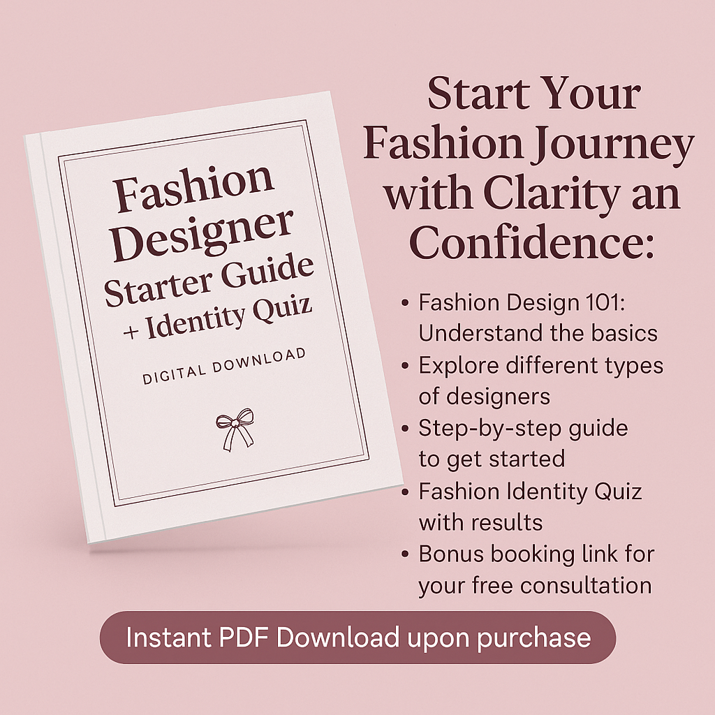 Fashion Designer Starter Guide + Identity Quiz (Digital Download)