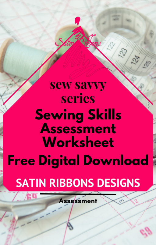 FREE Sewing Skills Assessment Worksheet - Digital Download